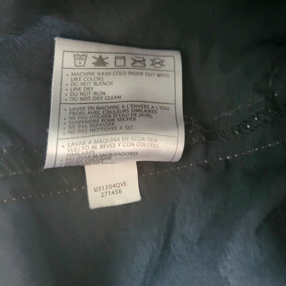 Vintage 90s/Y2K Nike Cropped Track Pants Tuxedo Pink Stripe Straight Leg - Picture 10 of 14